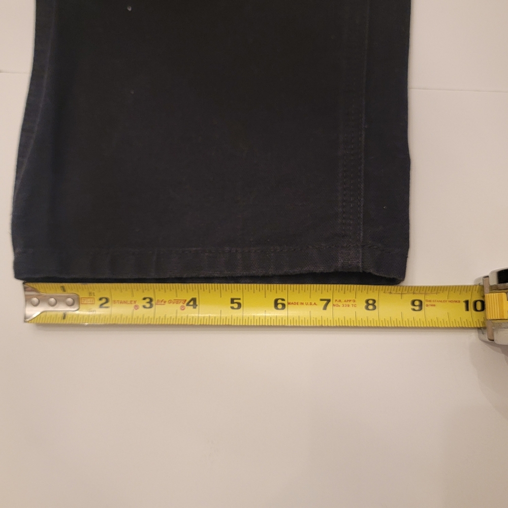 Carhartt Loose Straight Washed Duck Double-Front Jeans Black B136 Men's 30x29 - Picture 14 of 16